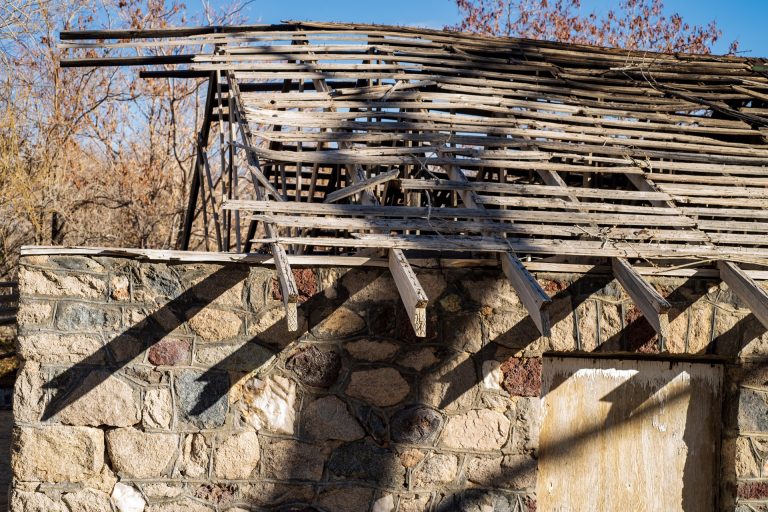 low-angle-view-abandoned-building